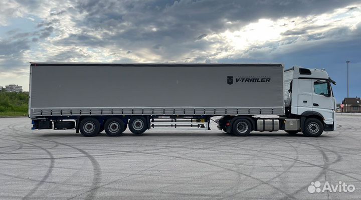 Полуприцеп шторный V-Trailer 329, 2024