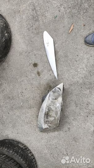 Mitsubishi Lancer 9 ресницы фар