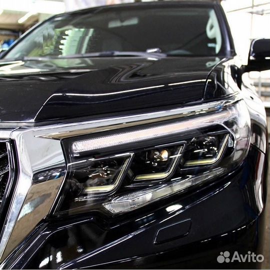 Prado 150 2017+ передняя оптика стиль Lexus F1EN5