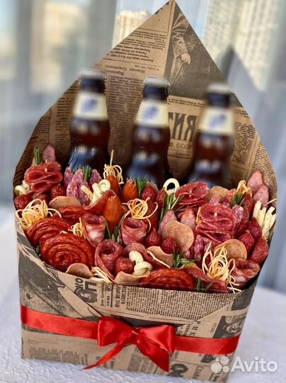 Съедобные букеты для мужчин