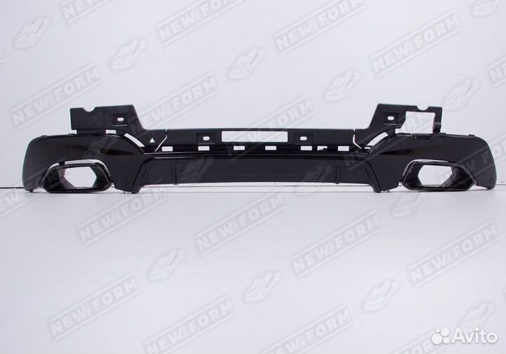 Диффузор с насадками M340I черные BMW 3 g20