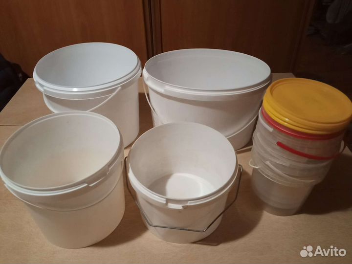 Ведра пластиковые