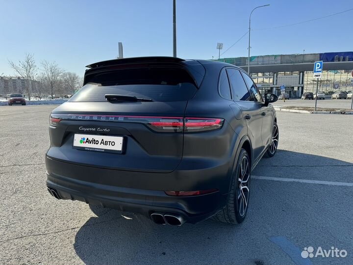 Porsche Cayenne Turbo 4.0 AT, 2018, 45 000 км