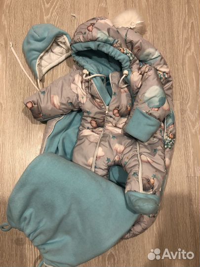 Конверт на выписку зимний