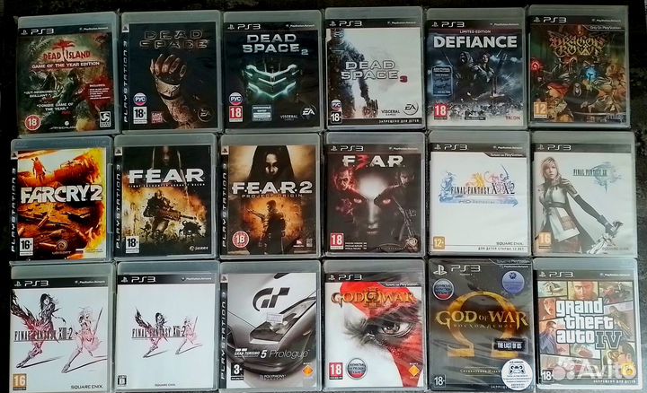 Игры диски для приставки ps3