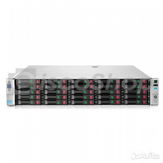 Сервер HP Proliant DL380p Gen8, 2 процессора Intel