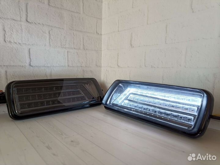 LED Надфарники на ниву 2шт