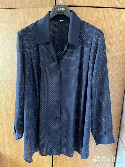 Блузка в горошек