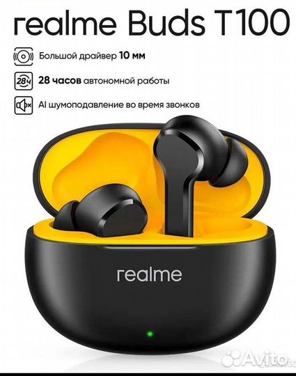 Наушники Realme Buds T100