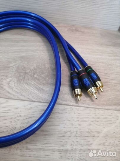 Видео кабель коаксиальный тройной тюльпан ixos 75