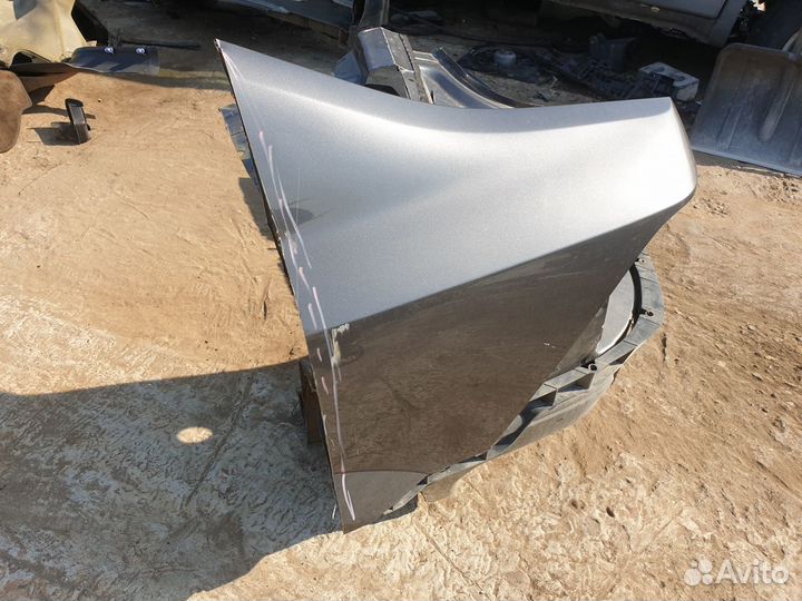 Часть задней панели с крылом Opel Astra H Седан