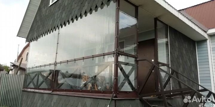 Мягкие окна для дачи, коттеджа