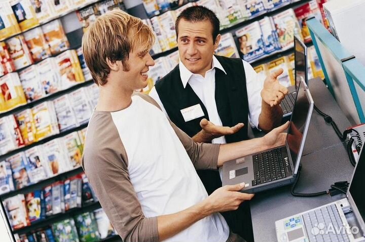 Продавец бу ноутбуков и техники