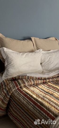 Наволочки лен натуральный 70/70 комплект