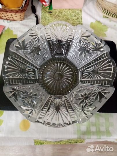 Ваза хрустальная большая СССР