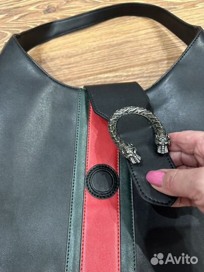 Сумка женская большая бу Gucci италия