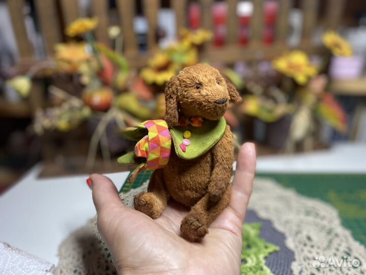 Тедди-щенок(интерьрная игрушка)