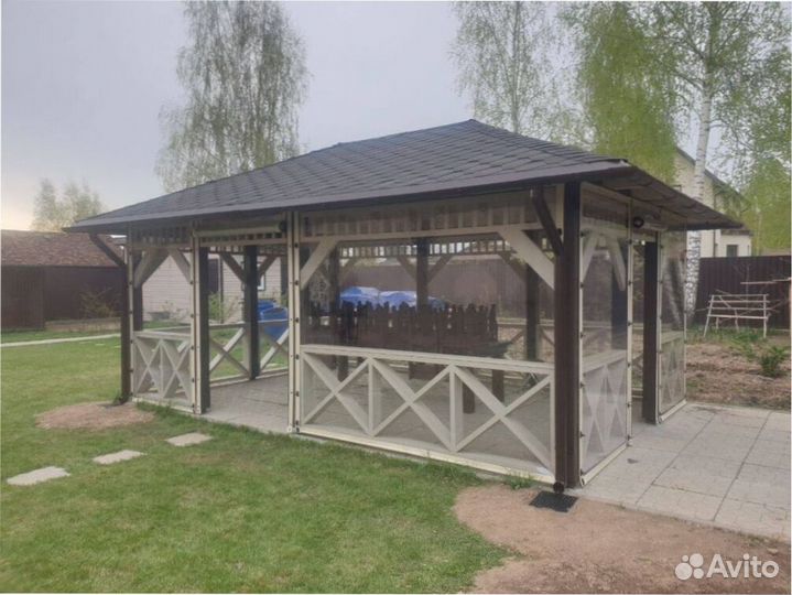 Мягкие окна на террасу