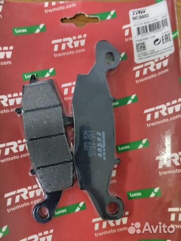 Тормозные колодки передние мото (TRW MCB682)