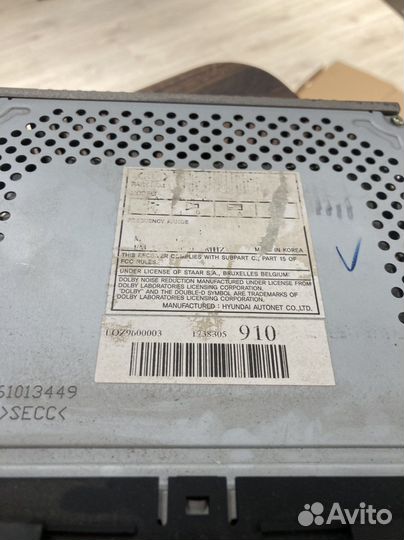 Головное устройство kia mohave