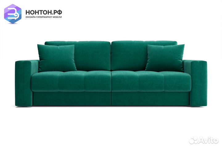 Диван тик-так Монарх изумрудный