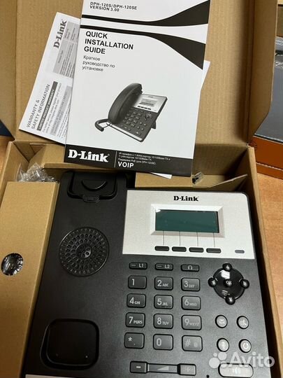 Телефон IP D-Link DPH-120SE/F2B черный