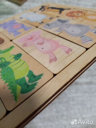 Деревянные пазлы