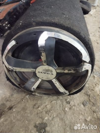 Сабвуфер,усилитель и колонки