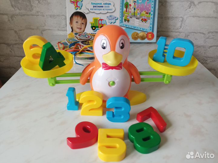 Детские развивающие игрушки книги пакетом