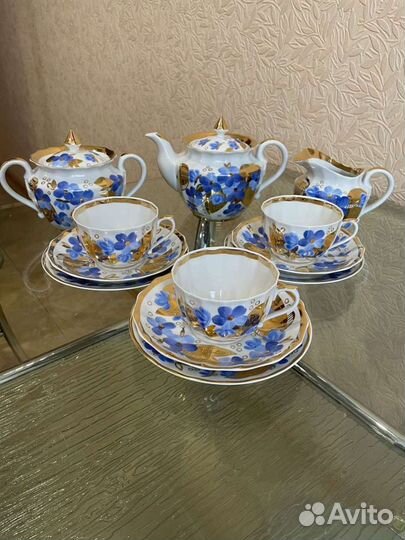 Чайный сервиз вербилки СССР