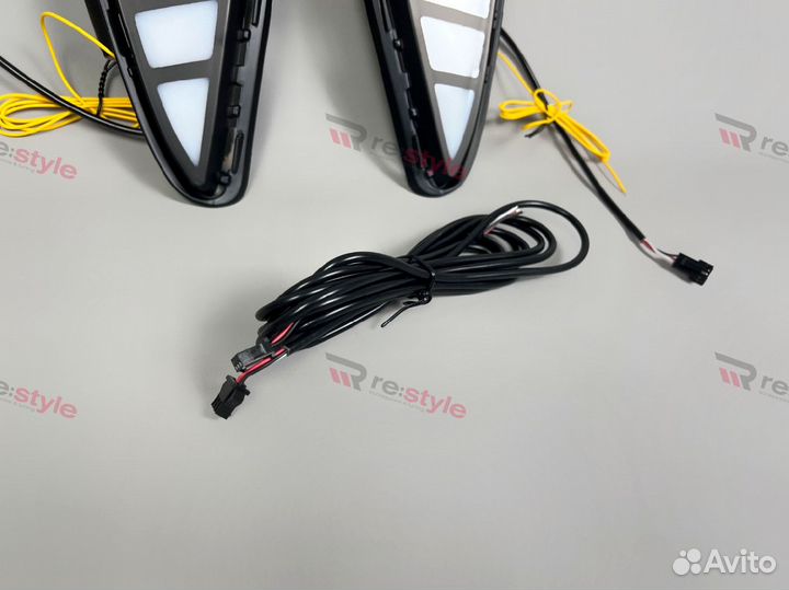 Ходовые огни Toyota Camry 55 14-17г 3 Режима K2422