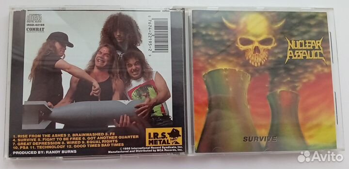 Nuclear Assault – Survive (CD, US 1st press)