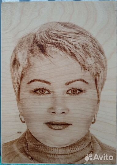 Портрет лазером