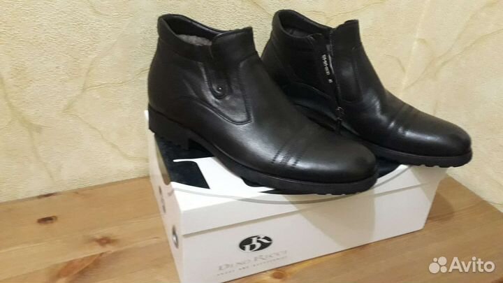 Ботинки мужские зимние 40-41 размер на натур.меху