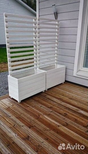 Кашпо, ящик для цветов, деревянный ящик