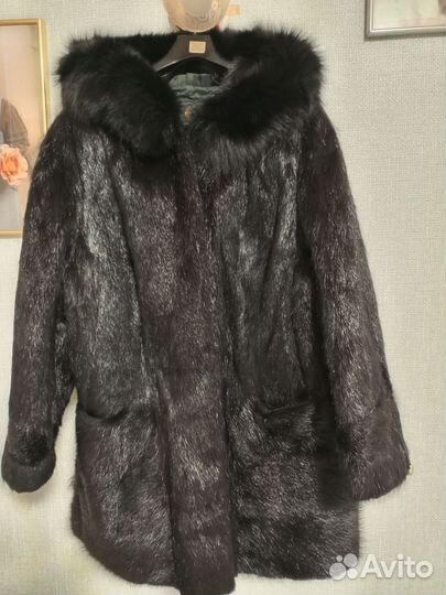 Шуба нутрия 62 размер