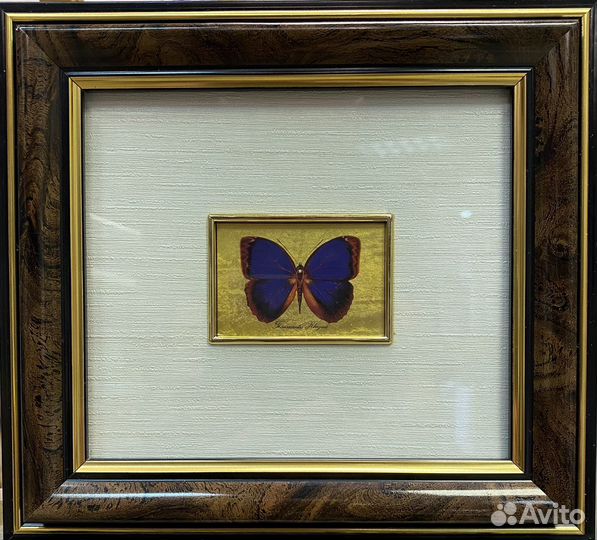 Картина миниатюра на золоте