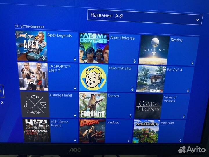 Sony playstation 4 slim с играми