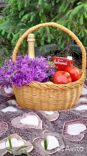 Корзина плетеная