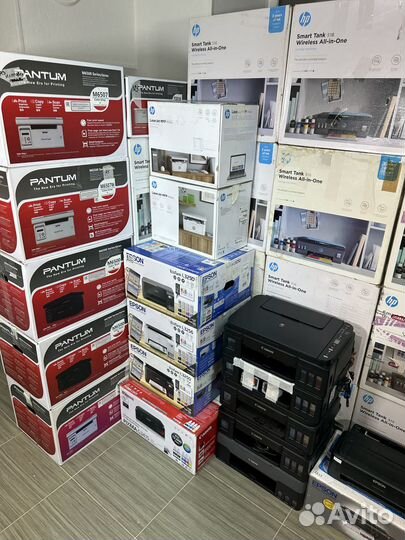 Опт мфу и принтеров HP, canon, epson, pantum