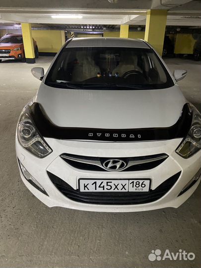 Дефлектор капота на hyundai i40