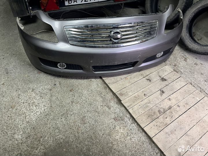 Бампер передний infiniti G35 V36