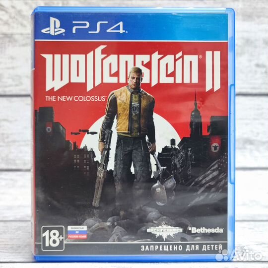 Wolfenstein 2 II The New Colossus (PS4) Б/У