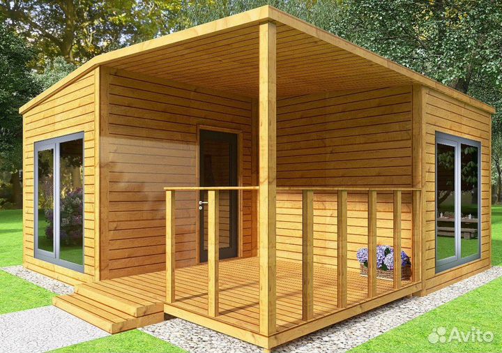 Модульный дом под ключ. Барнхаус под ключ