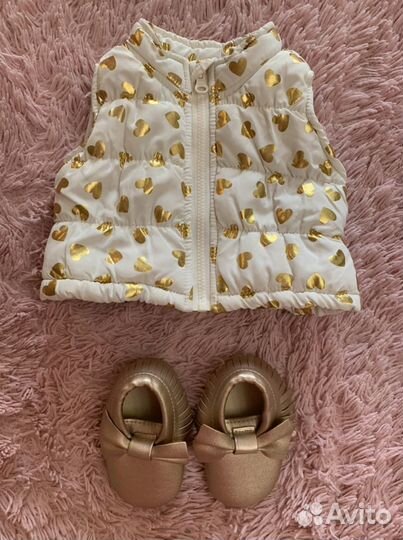 Вещи пакетом на девочку 3-9 месяцев