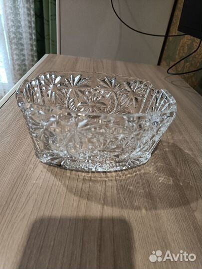 Салатник хрустальный