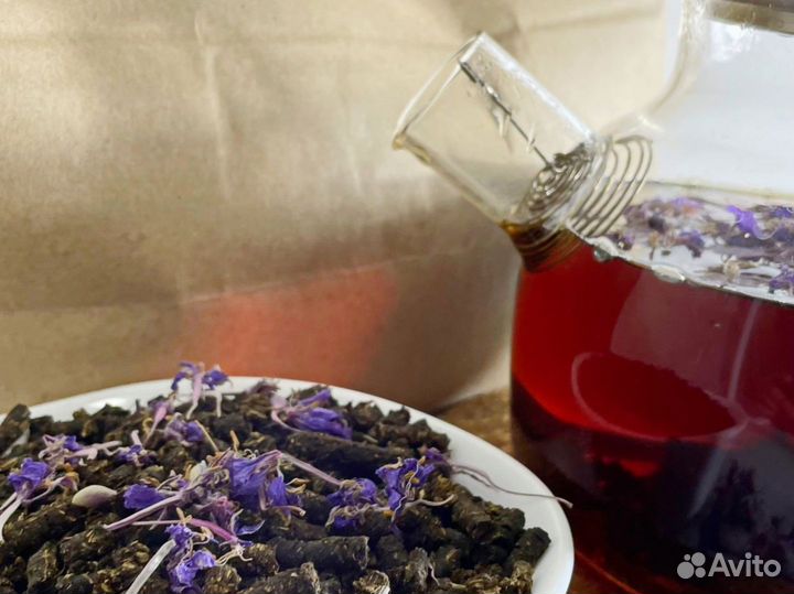 Иван-чай 1 кг с цветами сезона 2023, натуральный