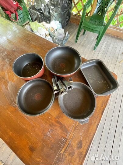 Посуда сковороды тефаль бу