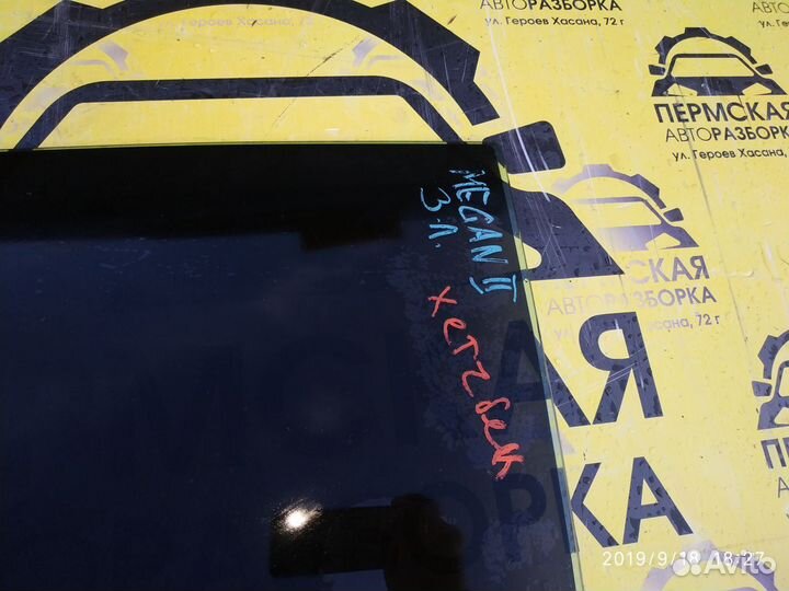 Стекло двери задней левой для Renault Megane II