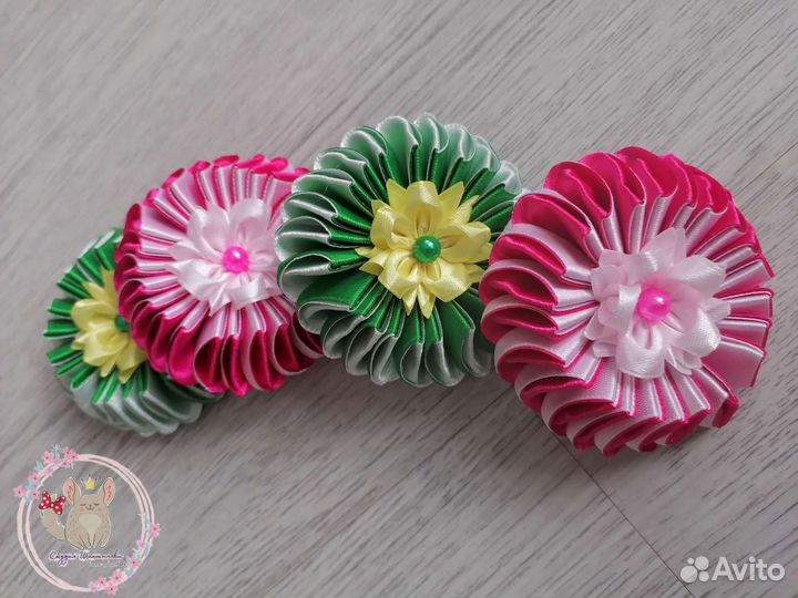 Резинки для волос ручной работы
